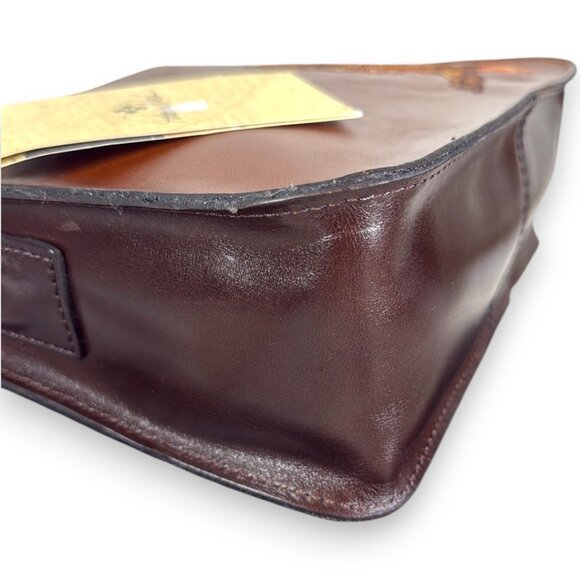 Patricia Nash Nazaire Owl Embroidery Colorblock Crossbody Bag with Dust Bag New - Picture 8 of 15